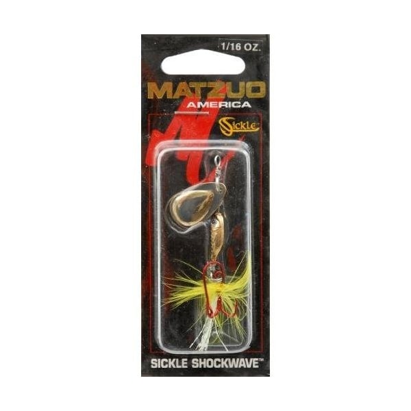 Matzuo Sickle Shockwave Spinner Bait 14Oz Gold 6MS-GOLD | Zoro